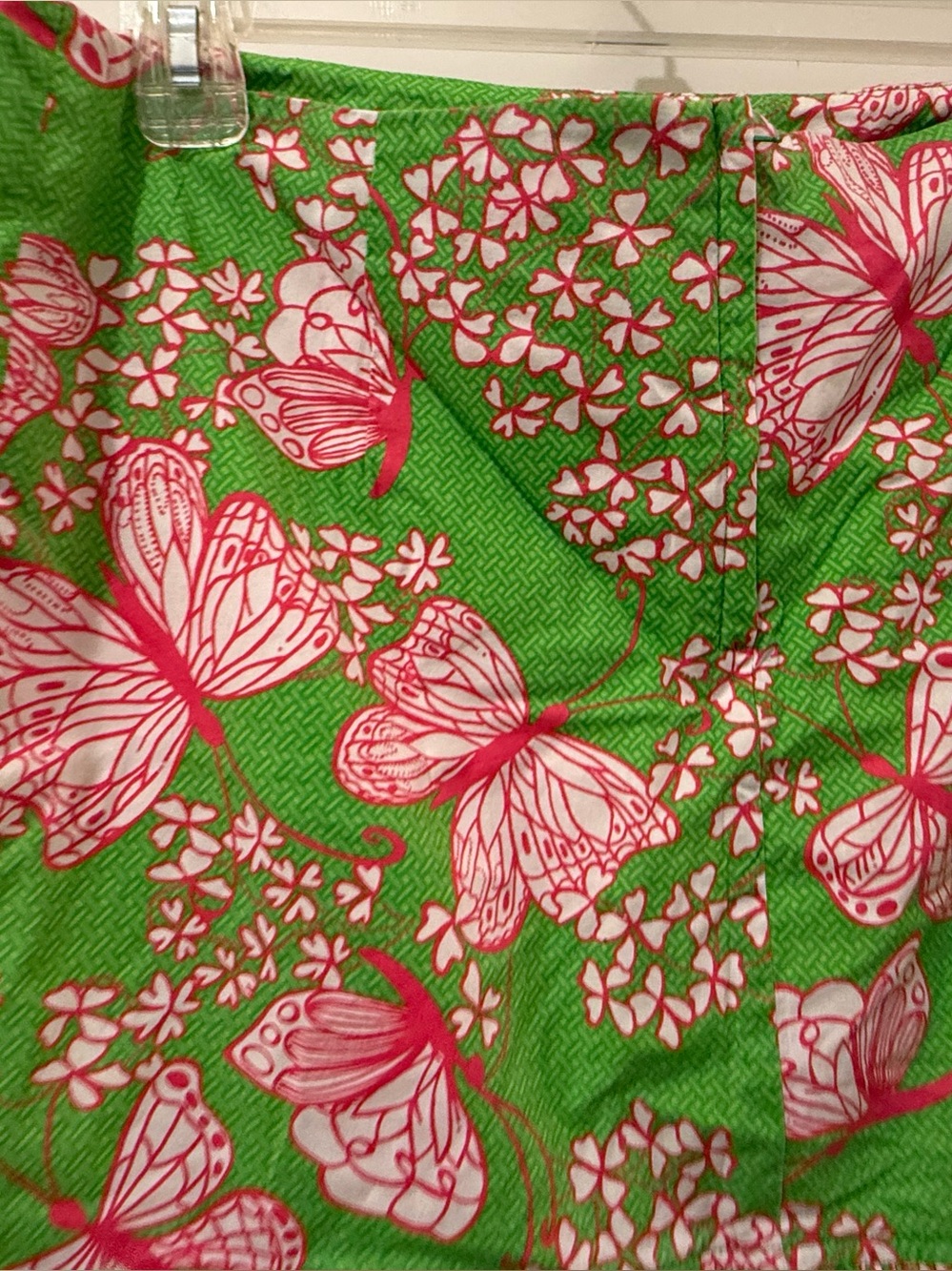 Lilly Pulitzer Green and Pink Floral Print Top - Picture 9 of 14